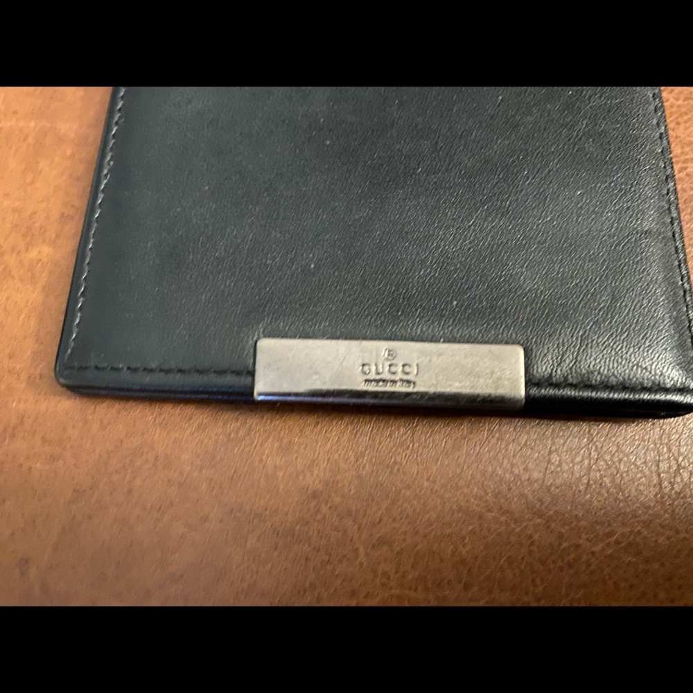 Gucci Black Leather men wallet